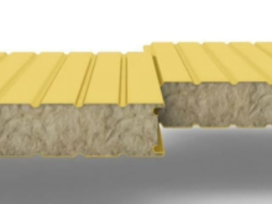 Сэндвич-панели с наполнением из минеральной плиты на базальтовой основе