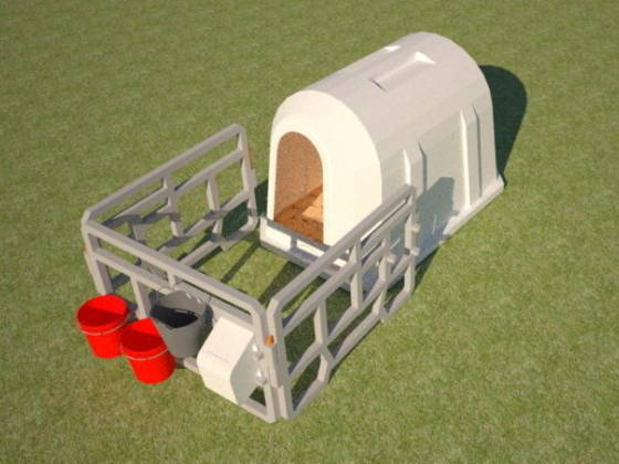Индивидуальные пластиковые домики для телят