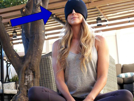 Успокаивающая «шляпа» естественным образом снимает головную боль за считанные минуты.