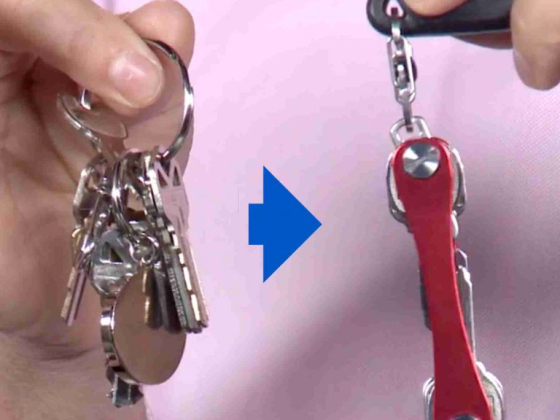 Вмещает до 8 ключей и брелок для ключей от вашего автомобиля