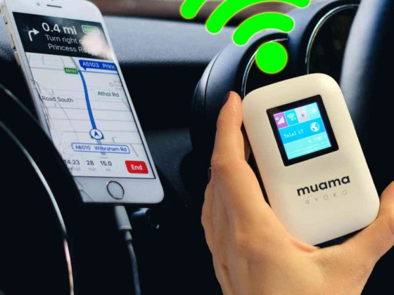 Карманный беспроводной модем создает сеть Wi-Fi с использованием 4G LTE